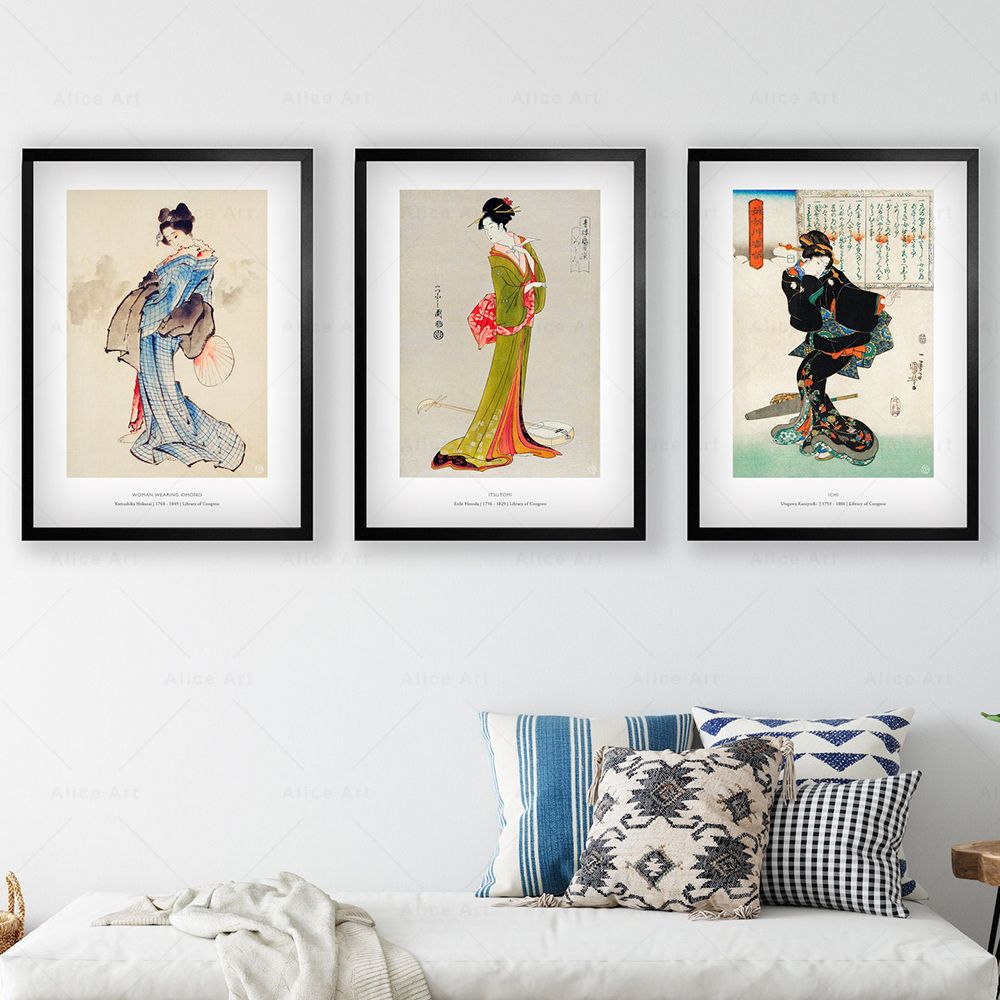 Quadro de Parede Estilo Japonê - Japanese Women Lifestyle avaliação e preço