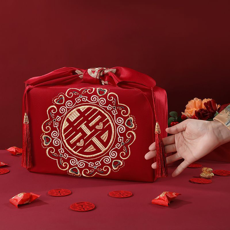 Lenço vermelho estilo chinês f - Furoshiki Wrap Cloth avaliação e preço