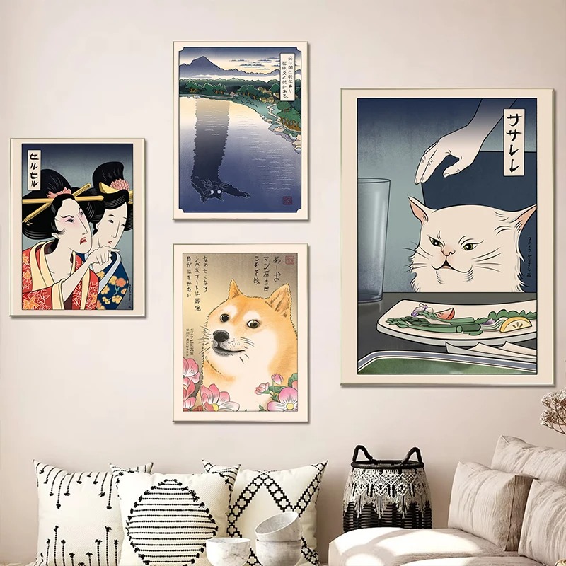 Japonês ukiyoe estilo cartaz i - Japanese Women Lifestyle avaliação e preço