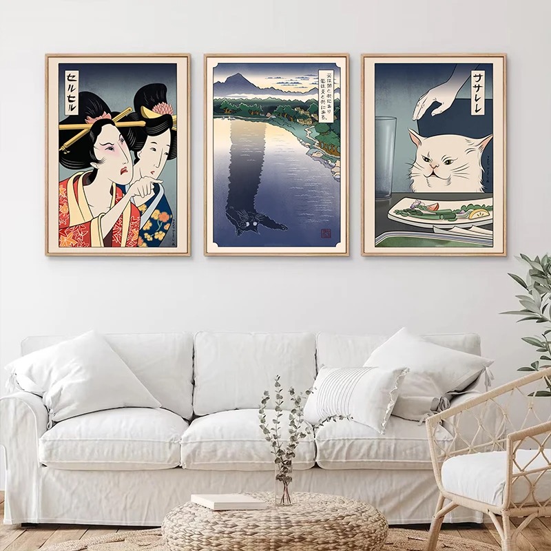 Japonês ukiyoe estilo cartaz i - Japanese Women Lifestyle avaliação e preço