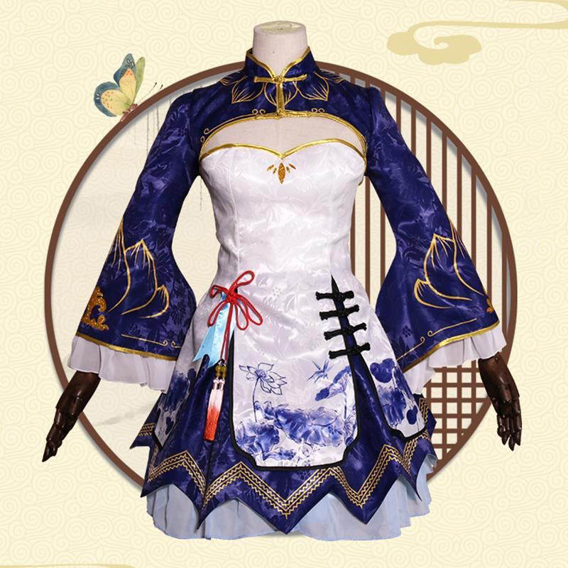 Rem ram cosplay cheongsam anim - Japanese Women Lifestyle avaliação e preço